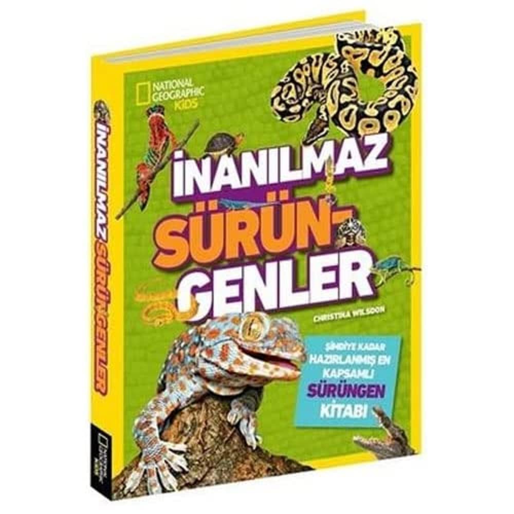 National Geographic Kids 絵本114冊　マイヤペン対応 National Geographic Kids - İnanılmaz Sürüngenler (Ciltli) (Kapak