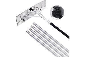 CHANGE MOORE Scratch Free Snow Roof Rake with Wheels