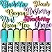 Loddie Doddie Liquid Chalk Markers - 8 Count, 6mm Reversible Chisel & Bullet Tips - Erasable Macaron Pastel Pens for Chalkboard & Acrylic Calendar - Teacher Must Haves - Dry Erase Markers - Chalk Pens