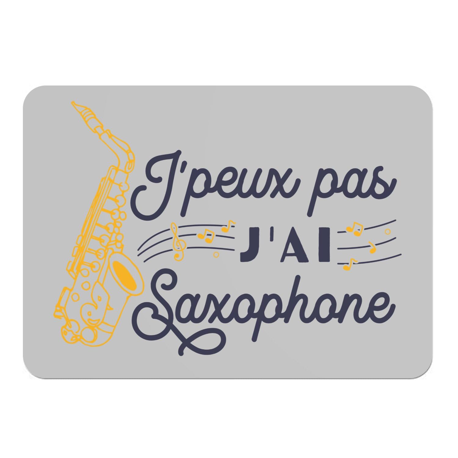 Set de table saxophone en liège, le cadeau idéal pour musicien passionné