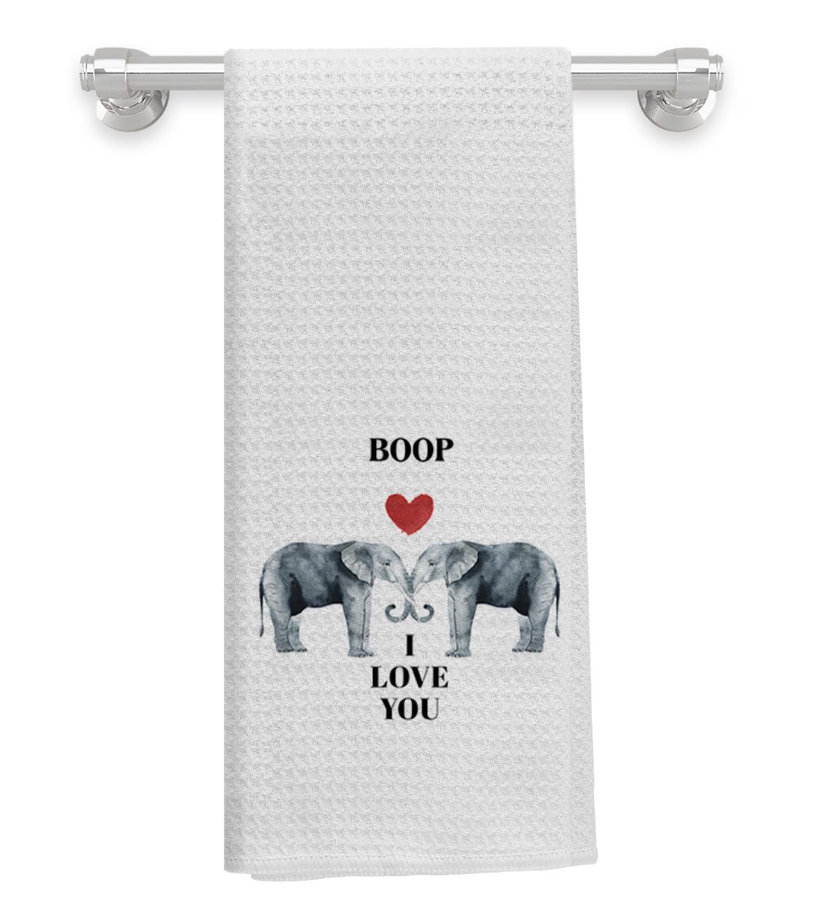"The Best Is Yet To Come" Couple Kitchen Towels - Set Of 2, 16x24 Inch Waffle Weave, Engagement Or Wedding Gift 8 thumbnail image