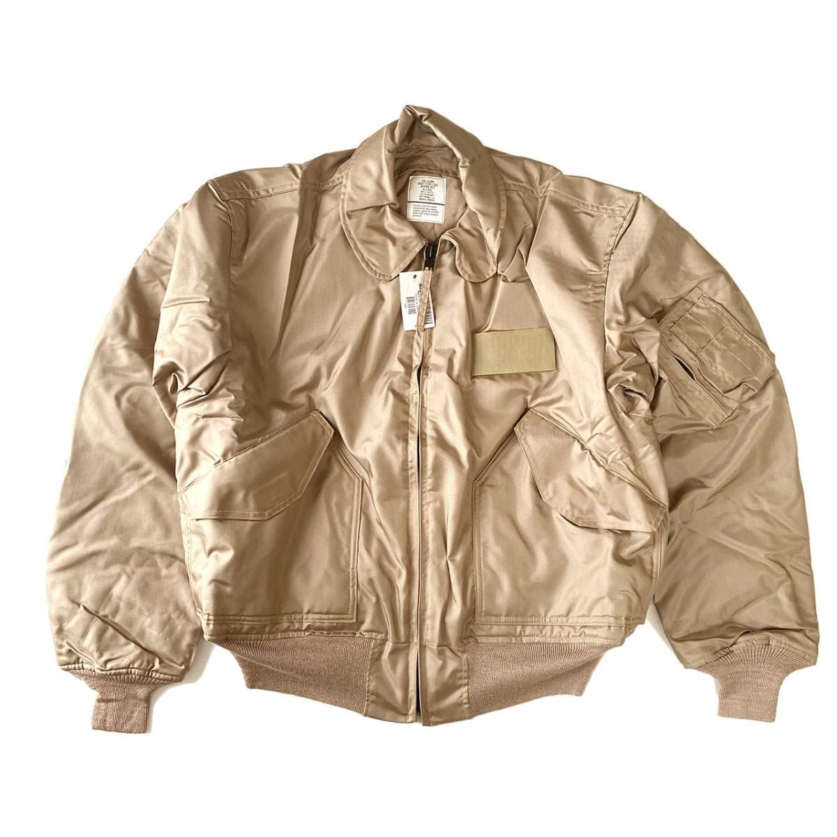 Amazon | 米軍デッドストックUSAF CWU-45/PフライトジャケットTANタン 