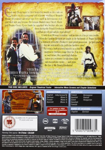 Película en DVD Cheech & Chong Corsican Bros edición británica 3