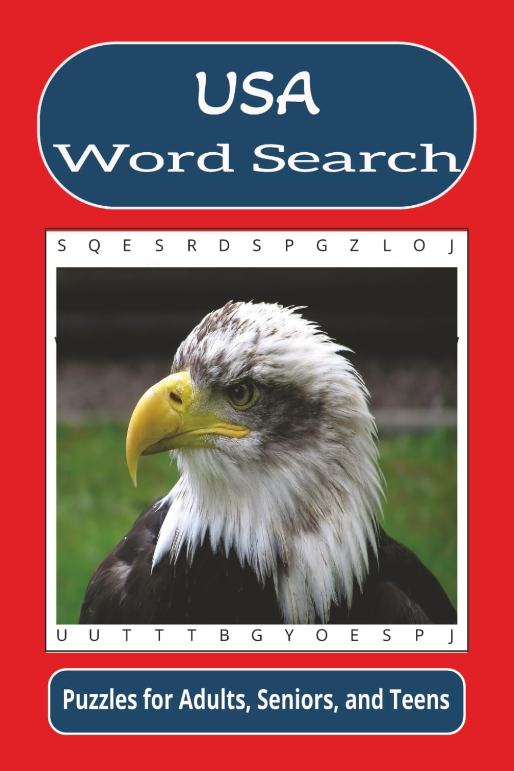 USA Word Search: Word searches with easy to read print about the USA, states, travel, and more