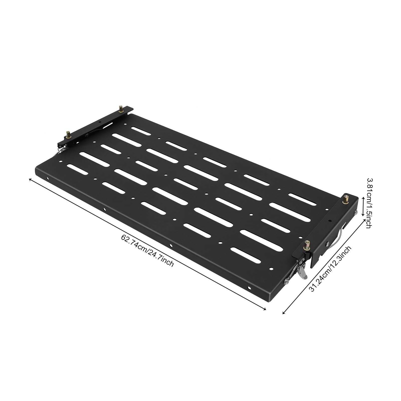 Mesa plegable para Jeep Wrangler JK 2007-2017 | Mesa de portón trasero | Estructura de acero con capacidad de carga de 34 kg | Ahorra espacio plegable | Ideal para camping y viajes por