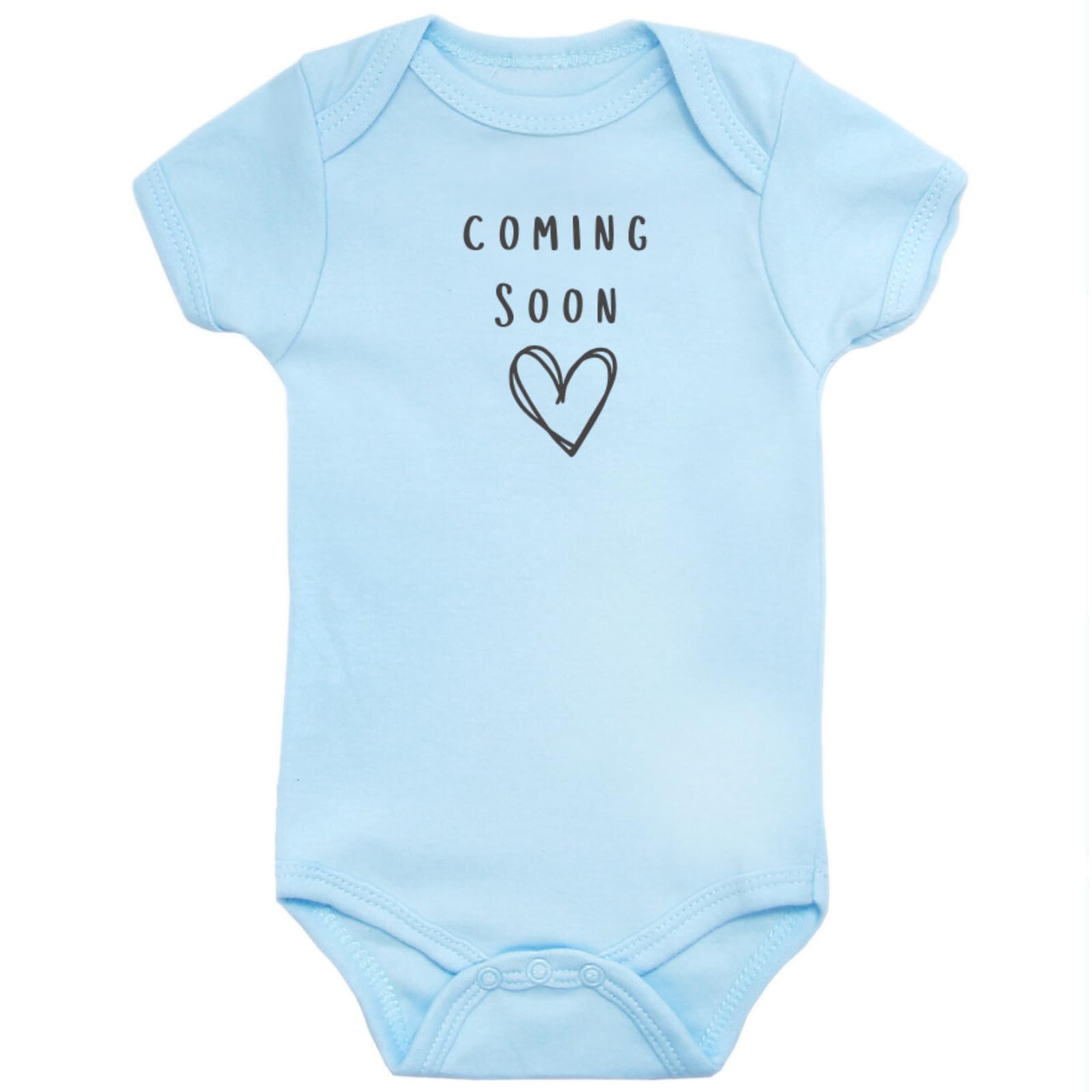 Baby Announcement Onesie, Boy or Girl Pregnancy Reveal Ideas for Gender Reveal Blue, 0-3 Months