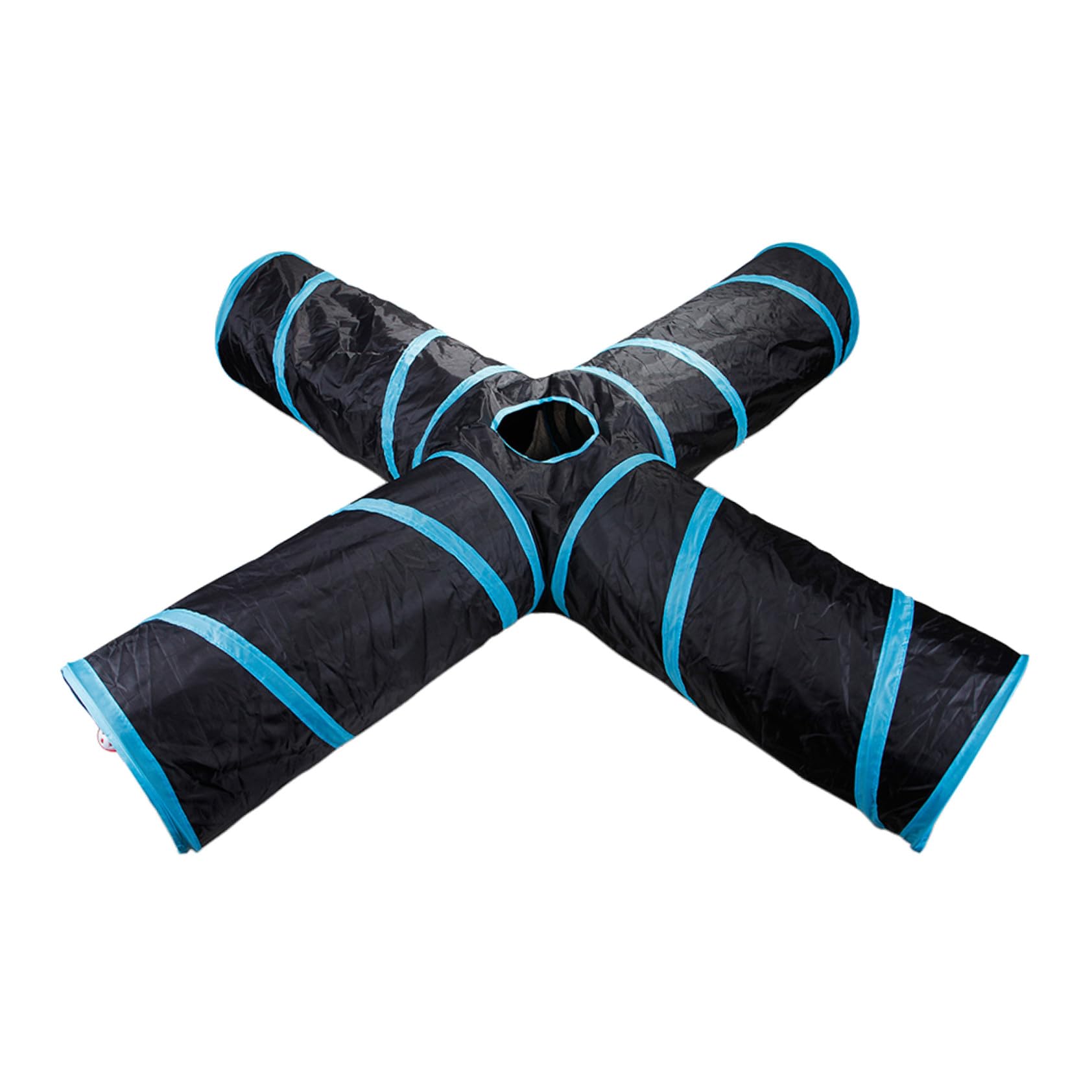 1 Pieza Tunel de Animales Conejos Bunny glop Game Katcher Conejillos petg Pets cattier cochinillo muñecos Toys Arruga Tubos Indestructible Cerdos túnel Juguete para Mascotas Blue