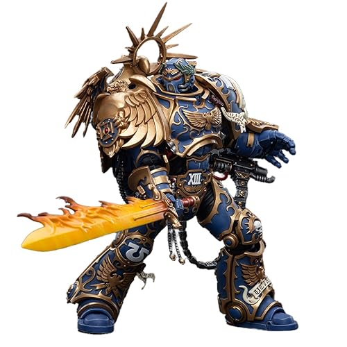JOYTOY 7-inch Warhammer 40K 1/18 Action Figure, Ultramarines Primarch Roboute Guilliman Collection, Gift for Action Figure Lovers & Collectors Above 15 Years Old - Ultramarines Primarch Roboute Guilliman