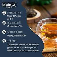 Vista 52 de Positively Tea LLC. Té orgánico de arándano, té verde, rooibos, de hojas sueltas (1 LB)