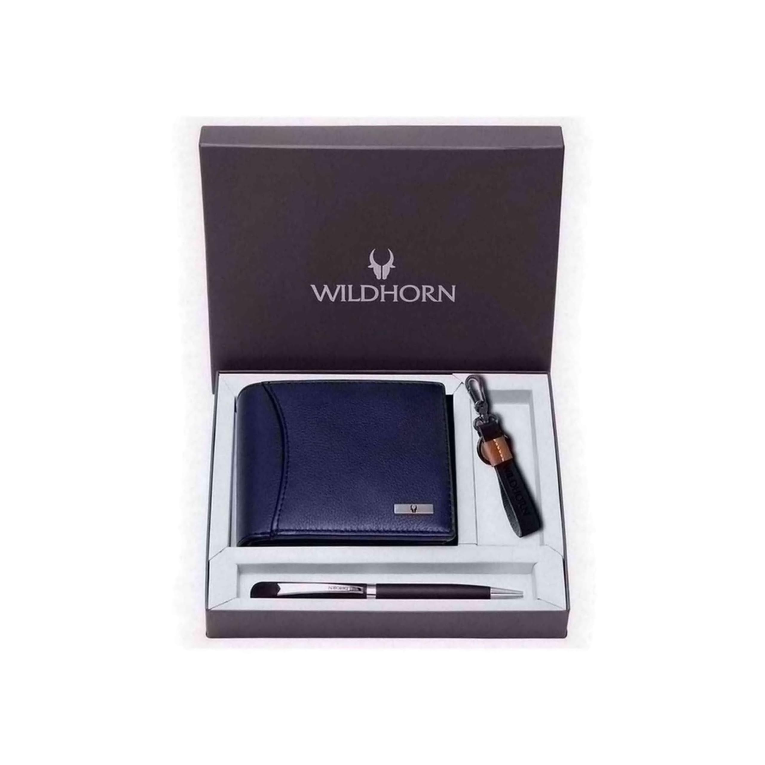 WildHorn Black Men's Wallet (GIFTBOX 152)
