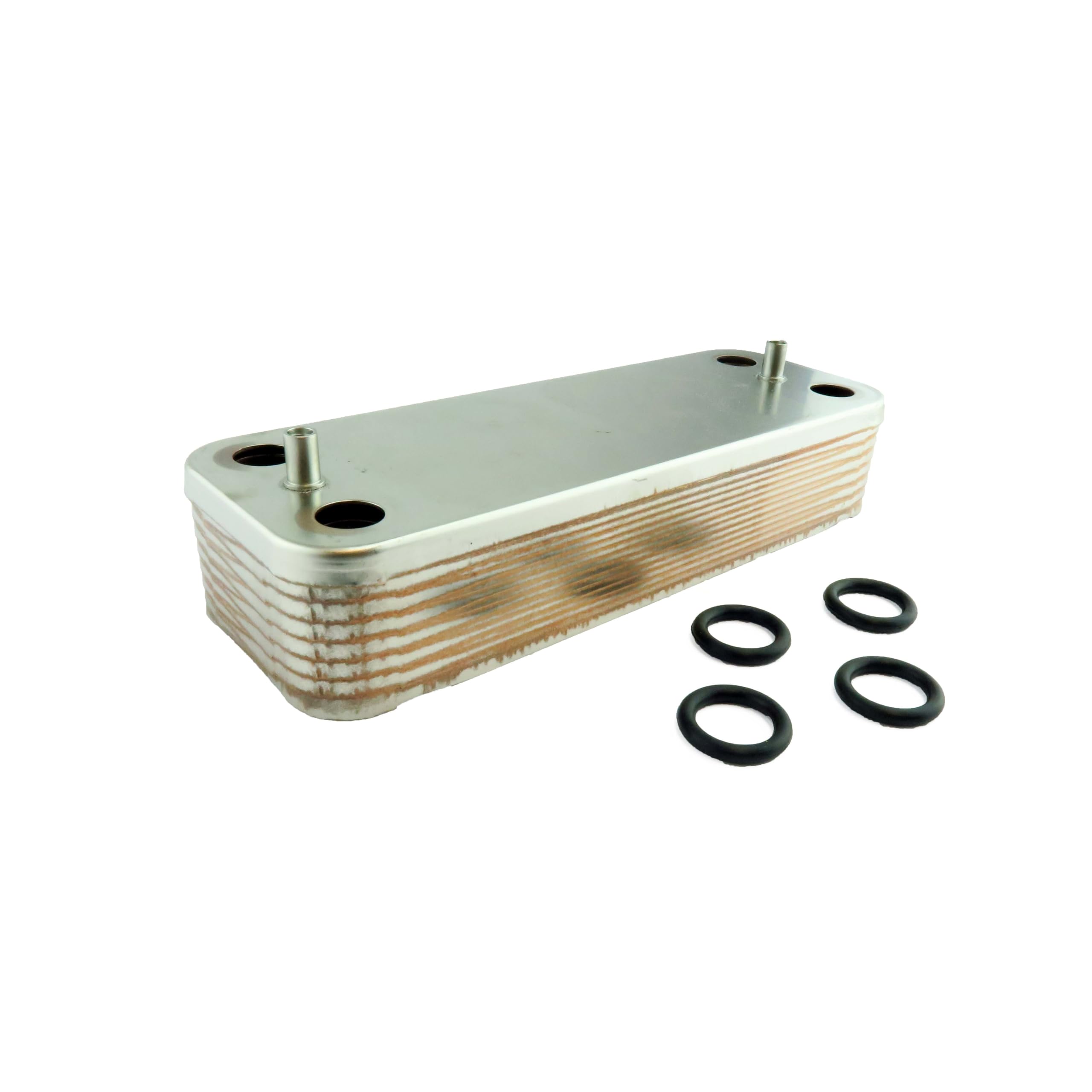 Hts Multicolour - Boiler Plate Heat Exchanger (Phe) Compatible With Heatline & Glowworm & Ariston 3003200026 D003200026 3001060234 0020061615 998483