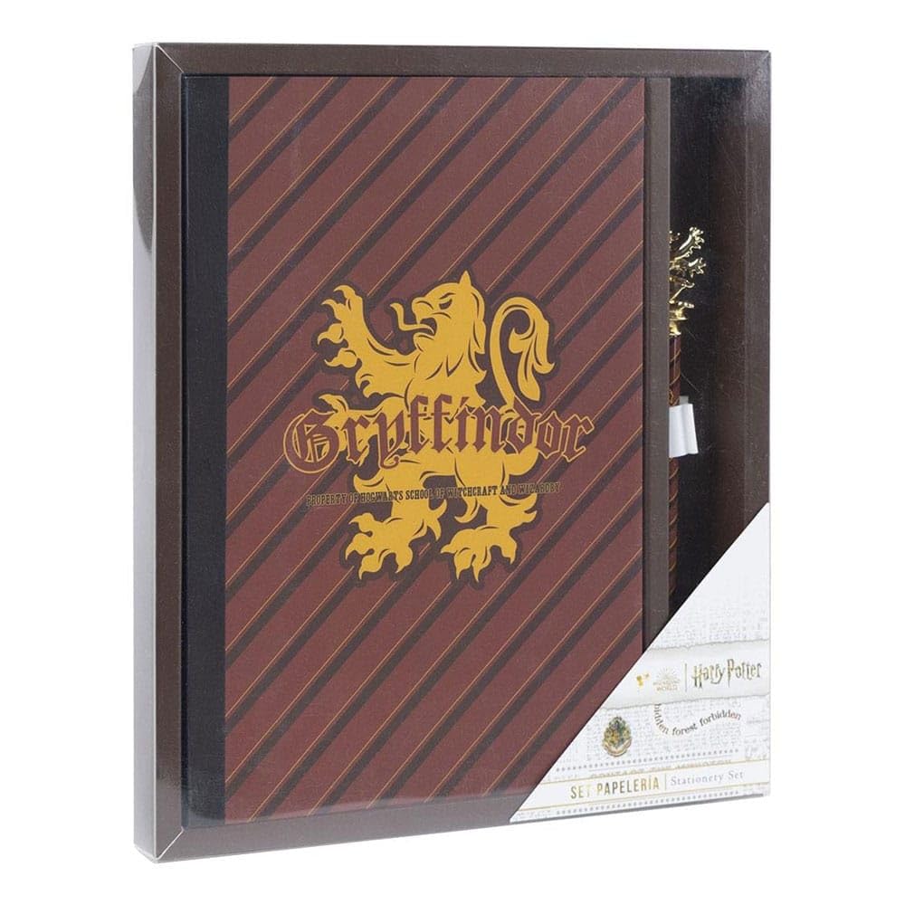 CERDÁ LIFE'S LITTLE MOMENTS CERDA Harry Potter Gryffindor Stationery Set - Notepad + Pen - 2 Pieces