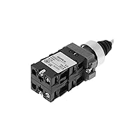 Vista 3 de Interruptor de joystick XD2PA14,Interruptor de palanca de mando de 4 posiciones,Contactos normalmente abiertos Controlador de joystick bloqueado