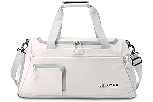 Small Travel Duffle Bag for Women with Shoe Compartment