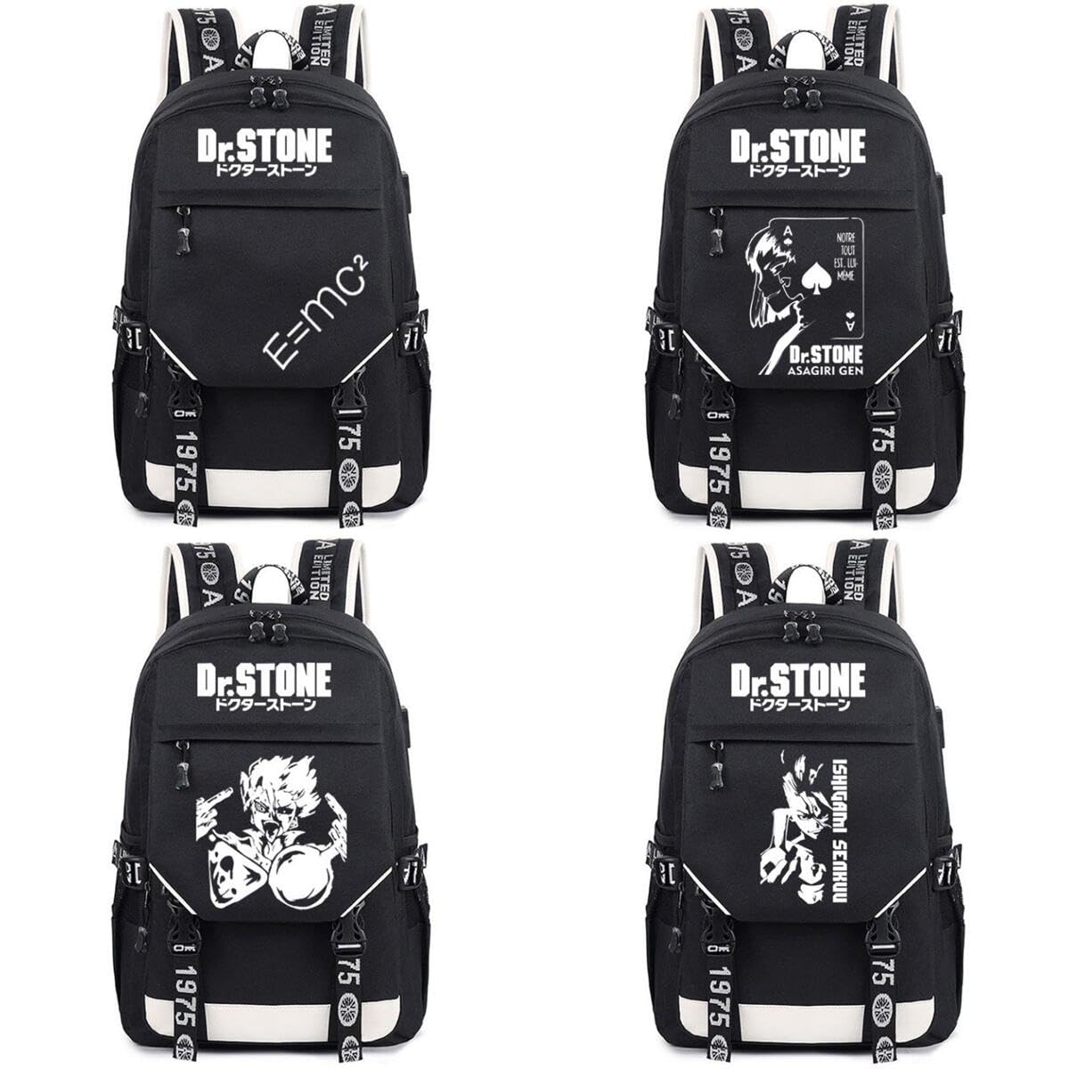 Amazon.co.jp: Dr.STONE 夜光バックパック 石神千空 リュック かばん