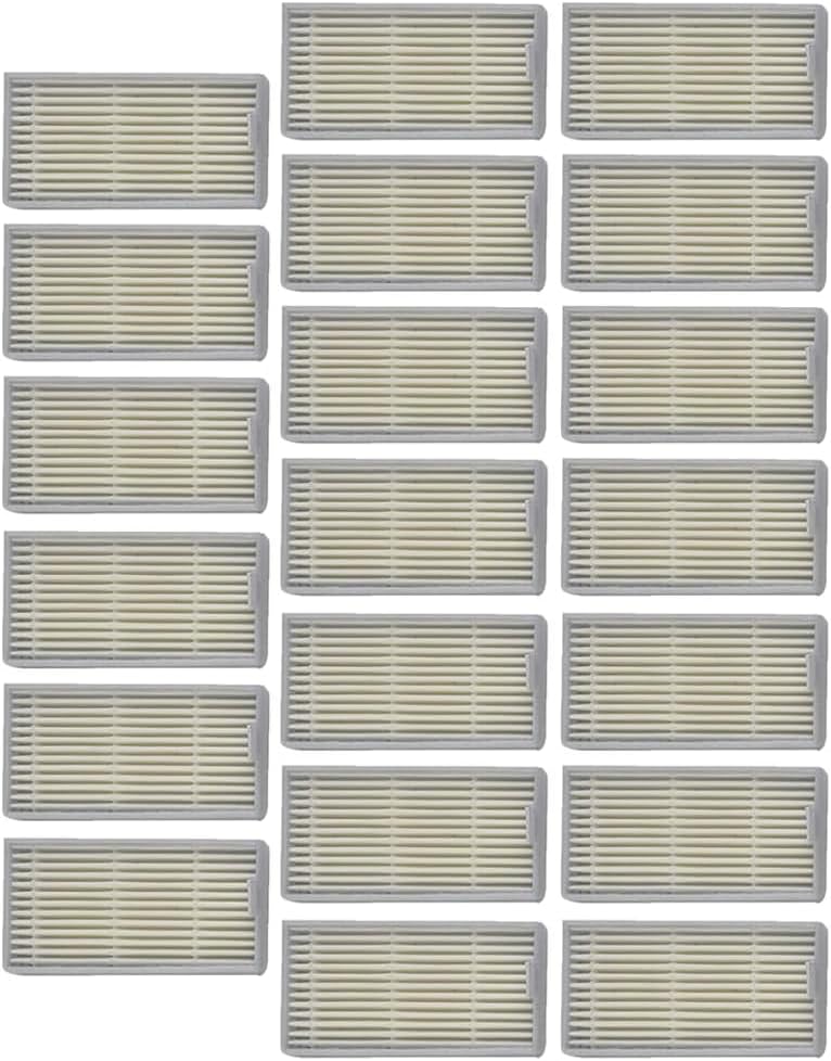 Daaxing HEPA Filters For Lidl SilverCrest SSR 3000 A1 Robot Vacuum Cleaner Replacement Parts, Washable And Reuse Them Filters (20PCS)