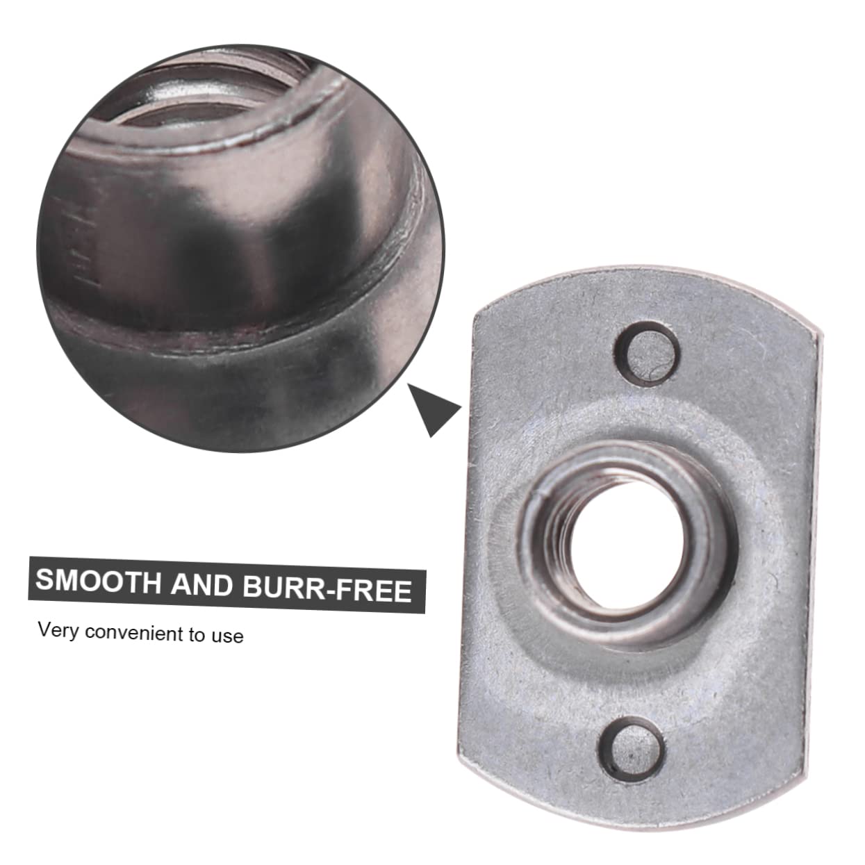 Welded Nuts Assortment SAE Metric Hardware Nuts t Pronged Tee Steel Screw for Electronics Machinery