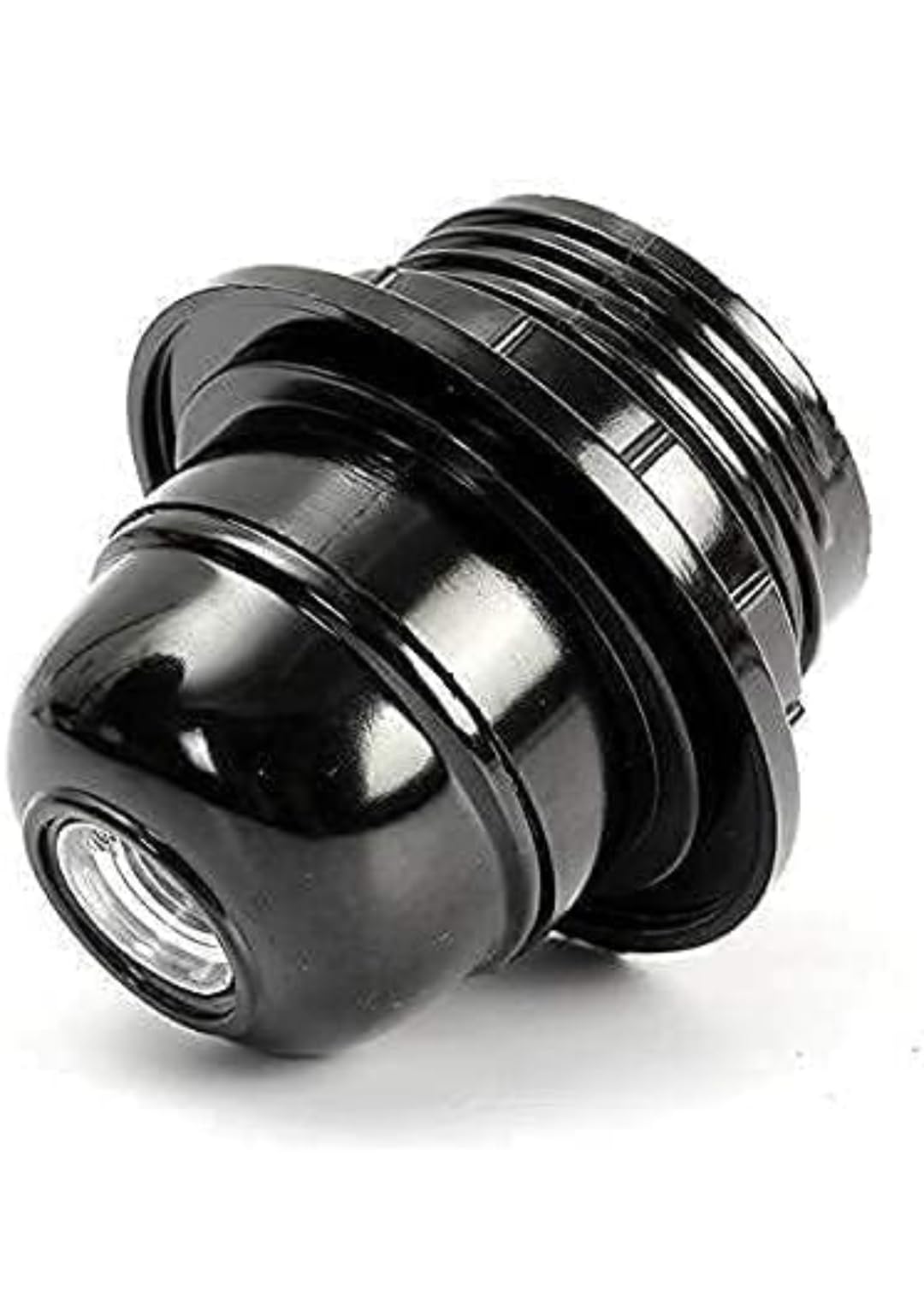 THE DECORATION STORE "Premium E27 Screw Type Light Bulb Holders with Ring – Versatile Black Lamp Socket Accessories Ideal for Lamp Shades, Hanging Pendant Lights, DIY Home Projects Floor Lamp (B0DCSRTC79) Amazon Price History, Amazon Price Tracker