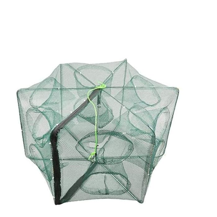 Buy Excefore Foldable Fishing Net Trap 12 Holes Automatic Fishing Net