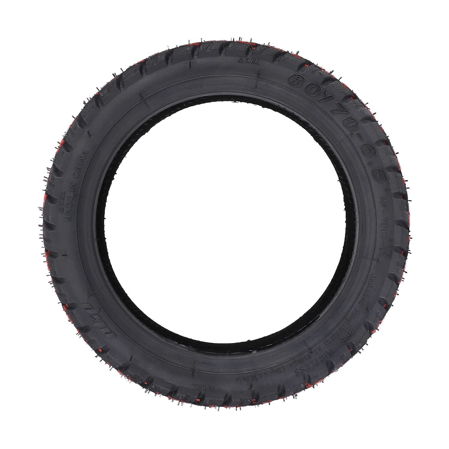 MotuTech 60/70-6.5 Tubeless All Terrain Reifen für Segway Ninebot Max G30 Scooter Elektroroller hinten vorne AT Tyre rutschfest Off Road Reifen ohne Schlauch (2 Stück)