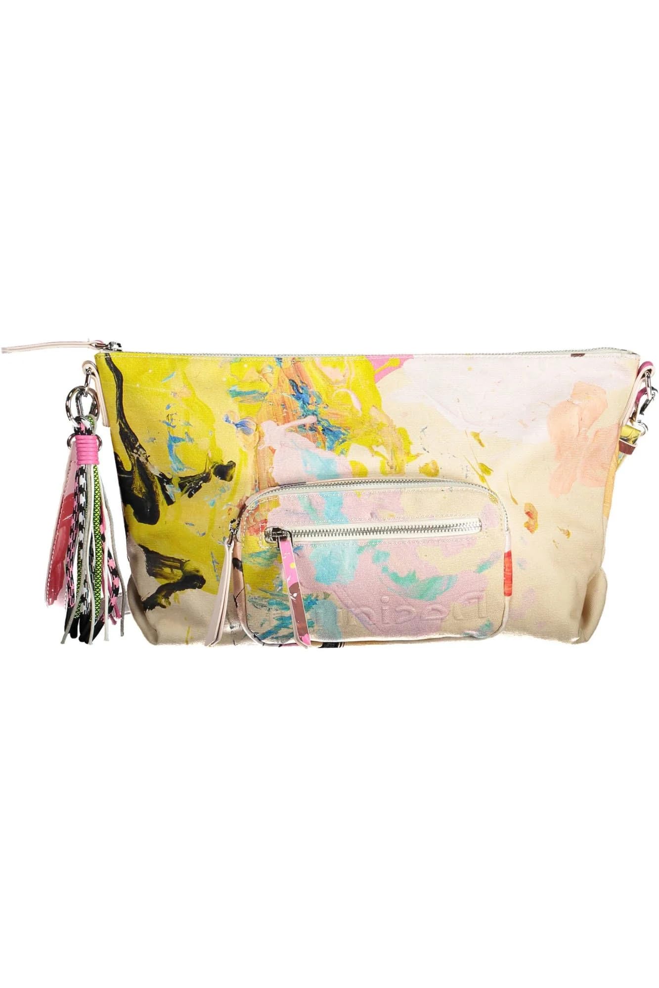 Desigual, Printed Women's Bag Beige, female, Size: ONE Size