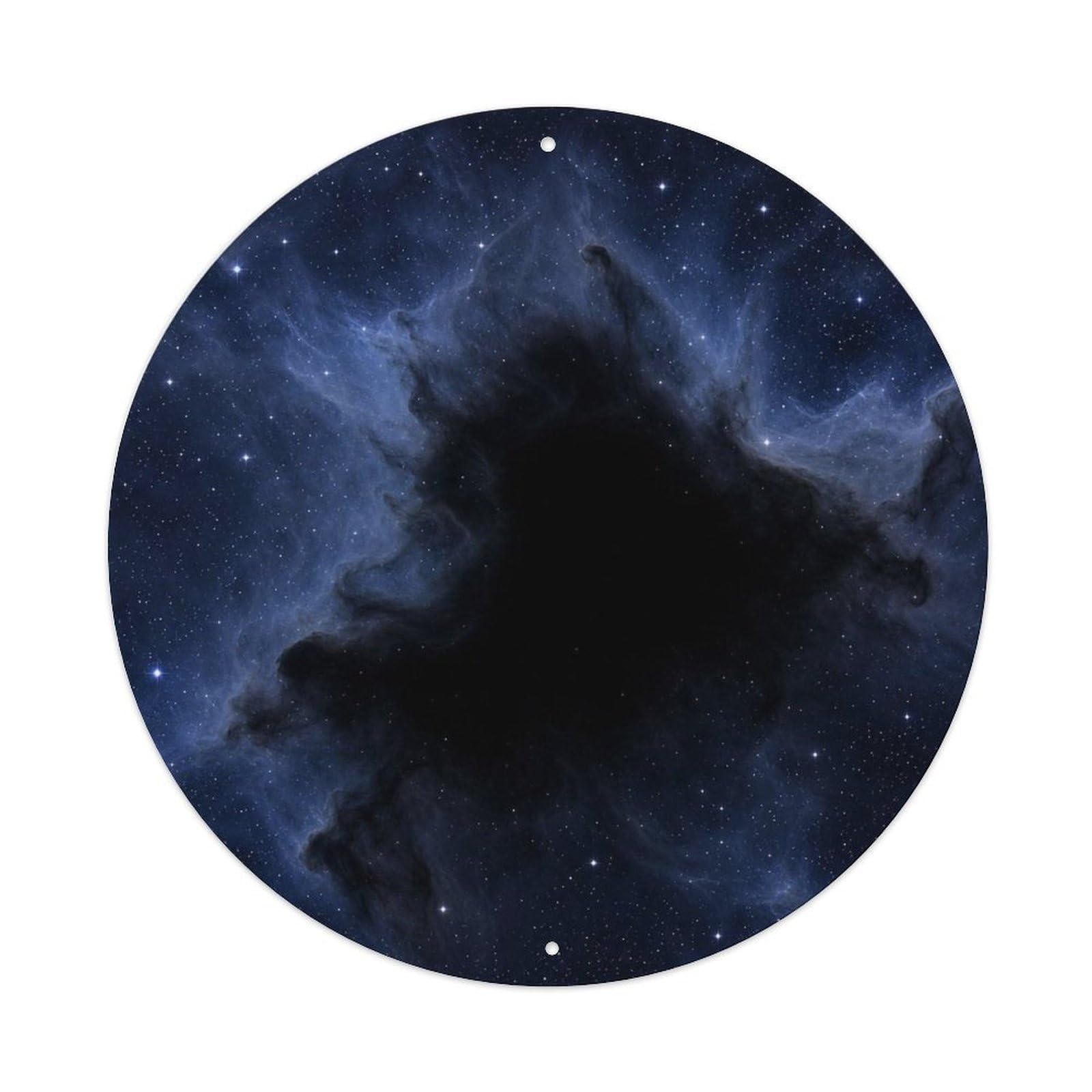 Barnard 68 Dark Nebula Deep Space Galaxy Astronomy Metal Tin Sign Plaque Wall Decor for Cafe, Man Cave, Club Bar, Office, Home Garden Round Metal Poster 8x8Inch