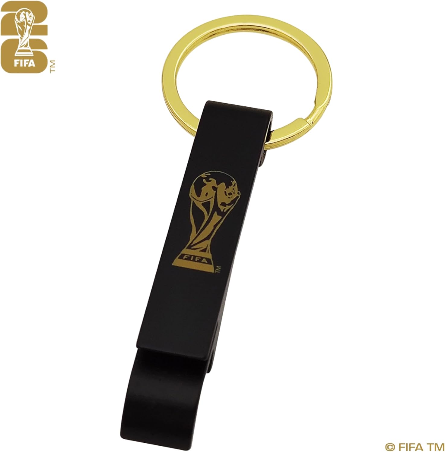 Official FIFA World Cup 2026 Edition - 2.5 Inch Black Bottle Opener Keychain - Collector’s Edition Item- Premium Weighted Aluminium Alloy- Perfect for Backpacks, Gym Bags, Keys - Image 4