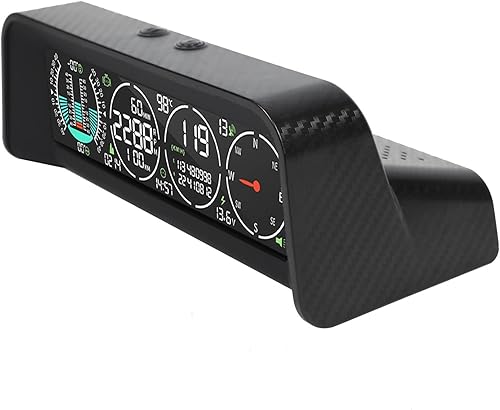 Miniatura 2 de MR CARTOOL Inclinómetro automotriz M80 Coche GPS MPHKPH Velocímetro Medidor de pendiente HUD Medidores Pantalla Head-up para Vehículo Camión