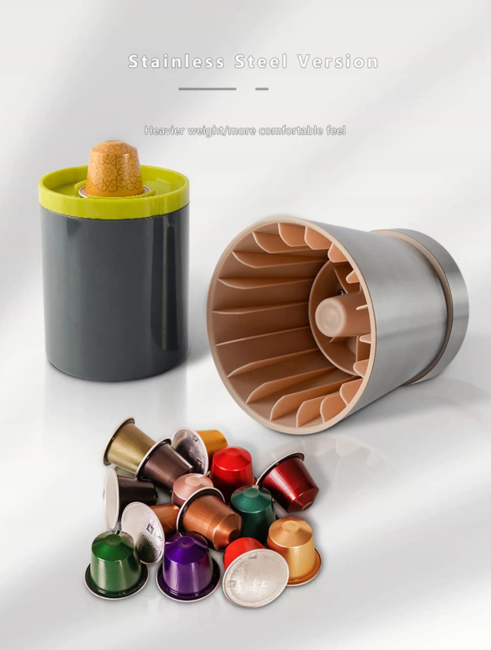 Herramienta de reciclaje de cápsulas de café, abridor de vaciado de cápsulas de café, compatible con cápsulas Nespresso de aluminio, respetuoso con el medio ambiente