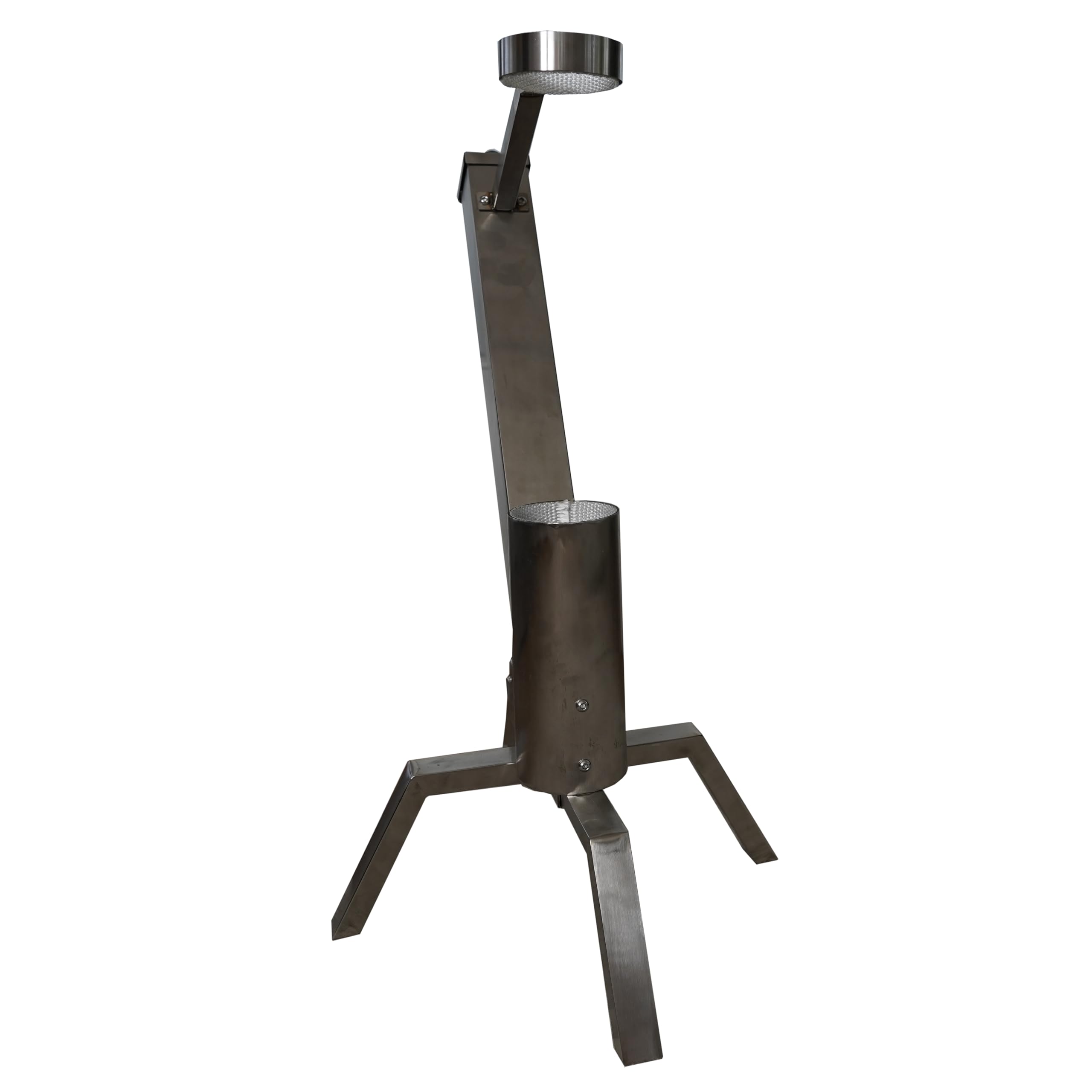 Feuerrohr Edelstahl Feuersäule Pelletfackel Gartenkamin für Terrasse