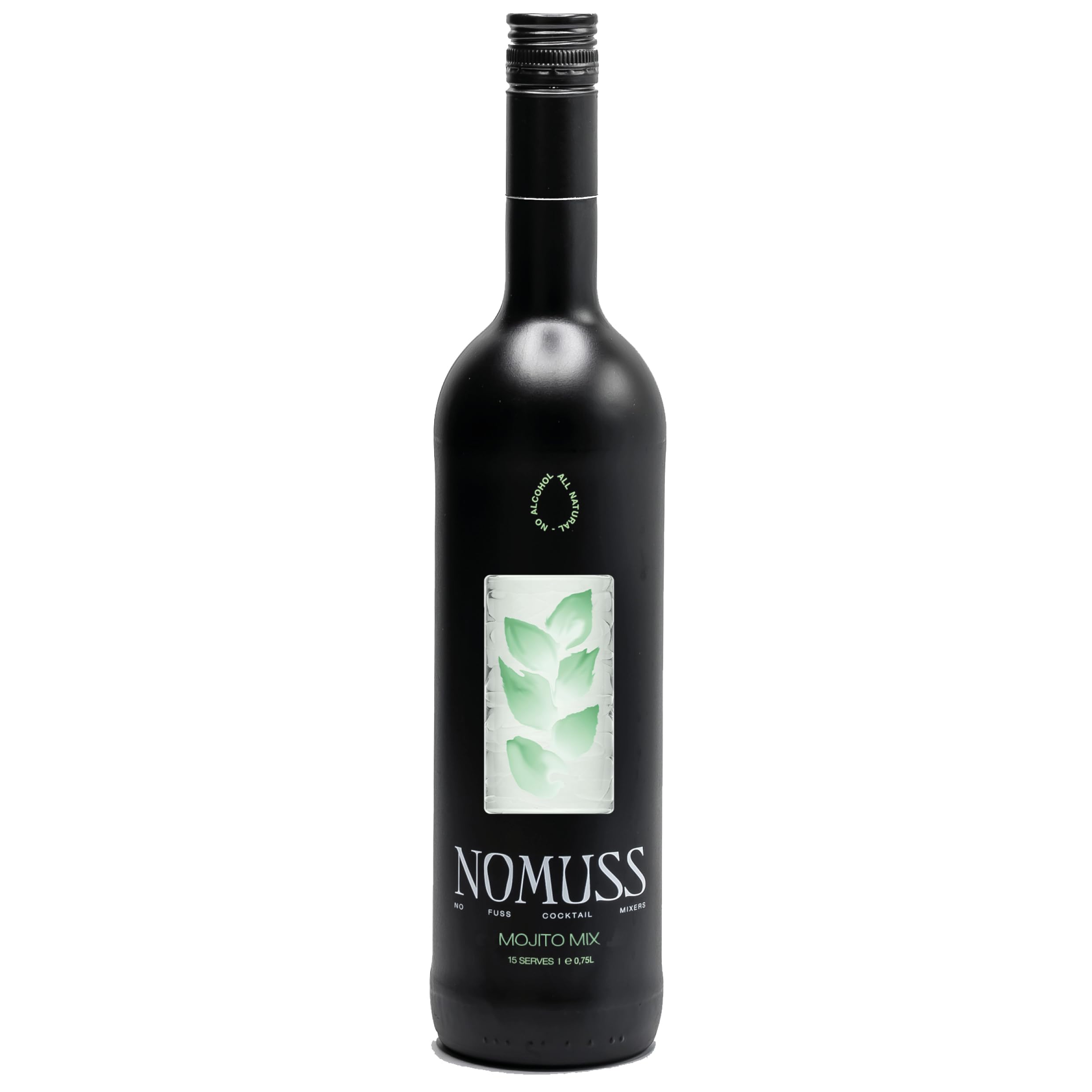 NOMUSS Mojito Cocktail Mix | Just add Rum, Vodka, Tequila or Non-Alc. alternative | Makes Cocktails, Mocktails, Spritz | 0% ABV | Vegan | All Natural premium ingredients