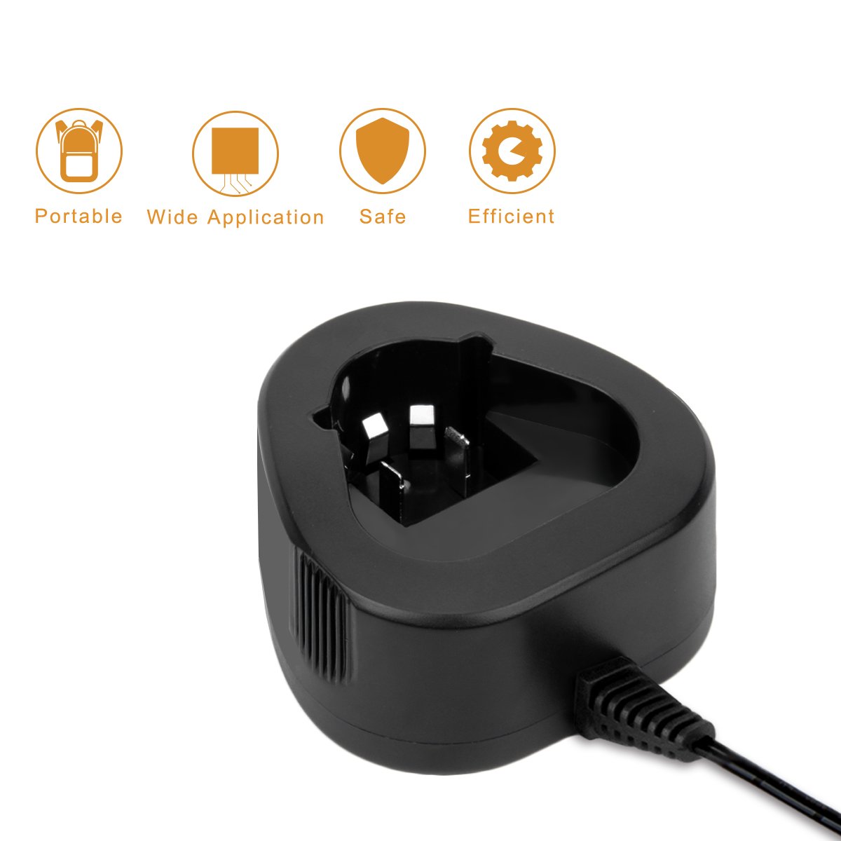 Shentec Cargador de Batería Compatible con Batería de Iones de Litio Dremel 12V 8200 8220 8300 B812-02 B812-01 (NO para batería Ni-MH/NI-CD)
