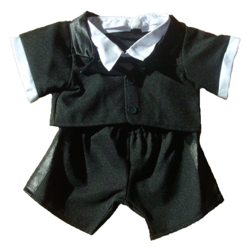 BYO-BFF Stuffed Animals Plush Toy Outfit – Tuxedo Outfit 16”, BlackWhite