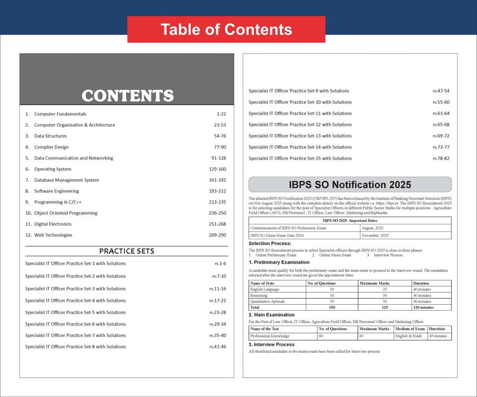 Image of Disha The All New Professional Knowledge for IBPS & SBI Specialist IT Officer Bank Exams with PYQs & 15 Practice Sets 9th Edition