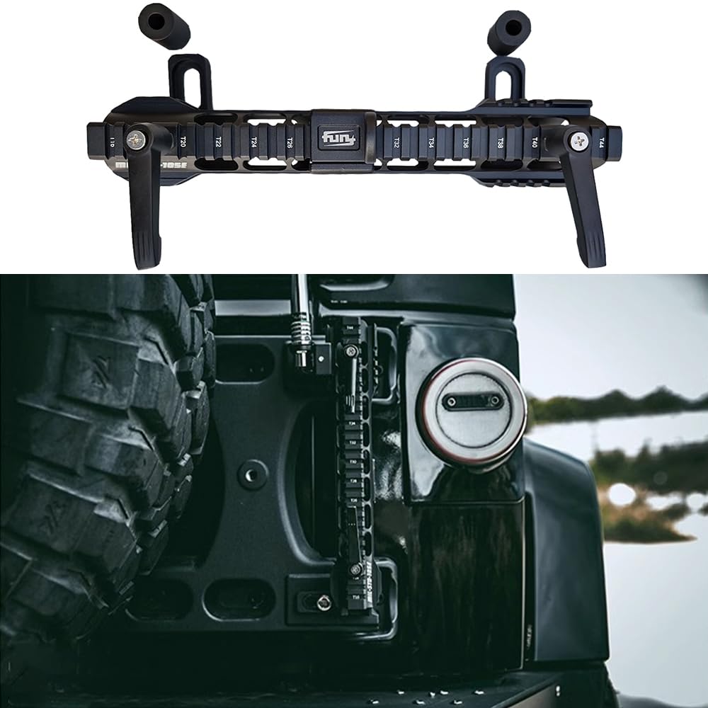 Uchwyt na maszt flagowy do Wrangler JK&JL, czarny aluminiowy uchwyt wielofunkcyjny