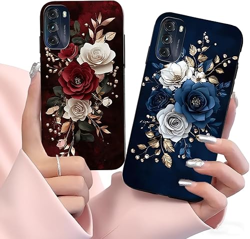 Miniatura 8 de B-wishy Funda protectora para Moto G Stylus 5G 2022 para mujer, con purpurina, cristal, mariposa, corazón, floral, delgada, de TPU de lujo, con