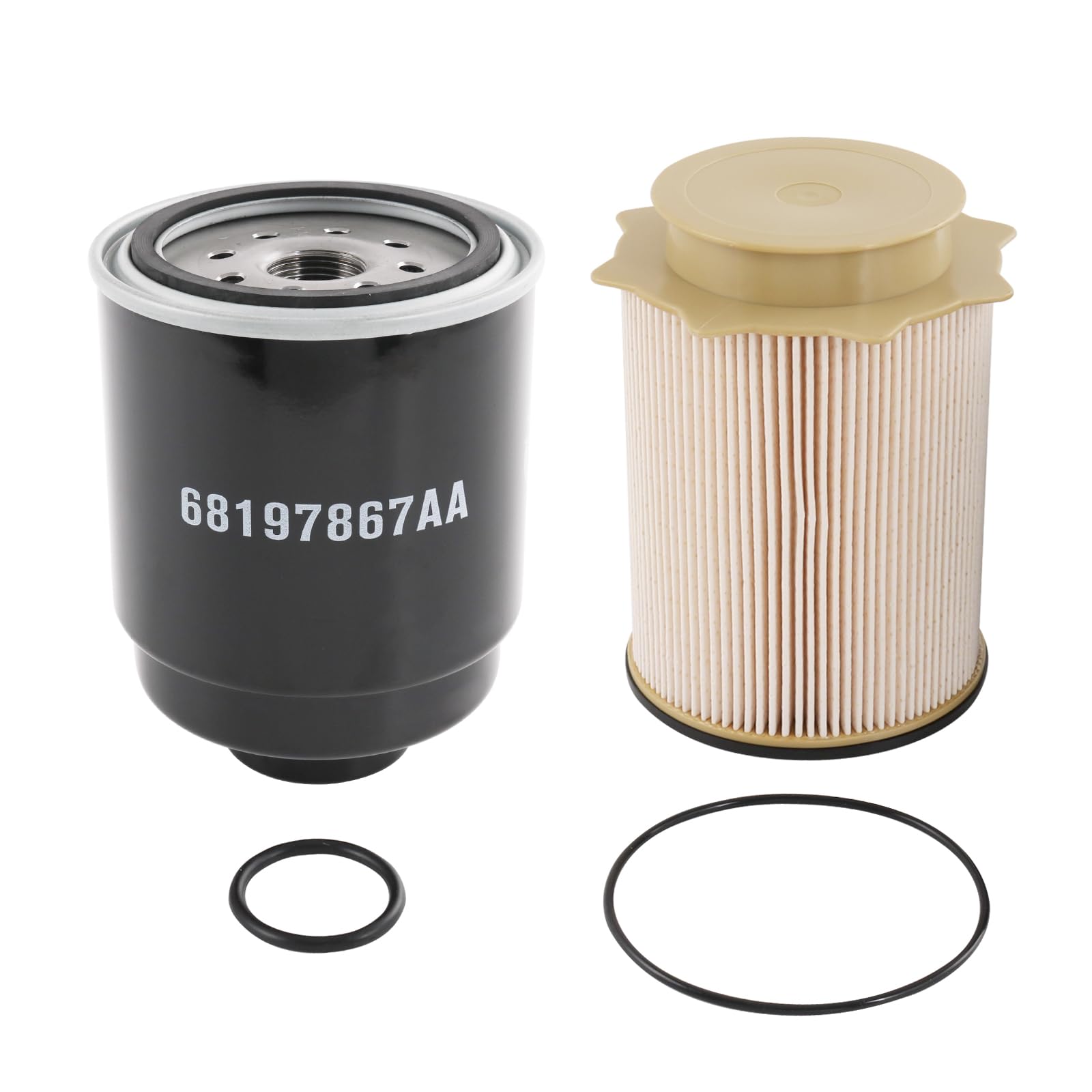 Fuel Filter Water Separator Set Replacement For Dodge Ram 2500 2013-2018
