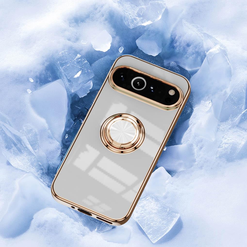 Fingic For Google Pixel 9 Pro Case[with 360°Rotatable Ring - View #9
