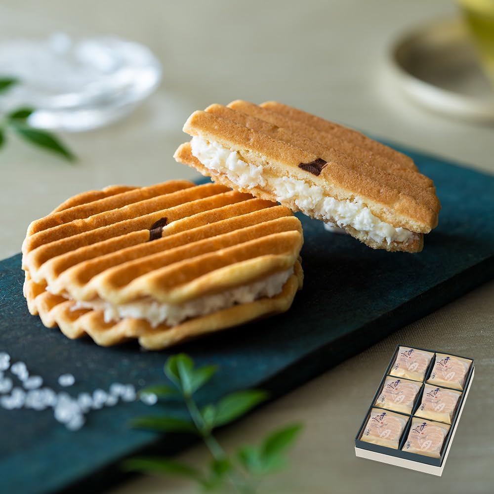 Premium Senju Senju Senbei (18 Pieces), Kogetsu/Ochugen Summer Gift, Kyoto Japanese Sweets, Kyoto Sweets, Japanese Sweets, Offering, Gift, Home Use, Tea Time, Thank You, Celebration, Home Celebration,
