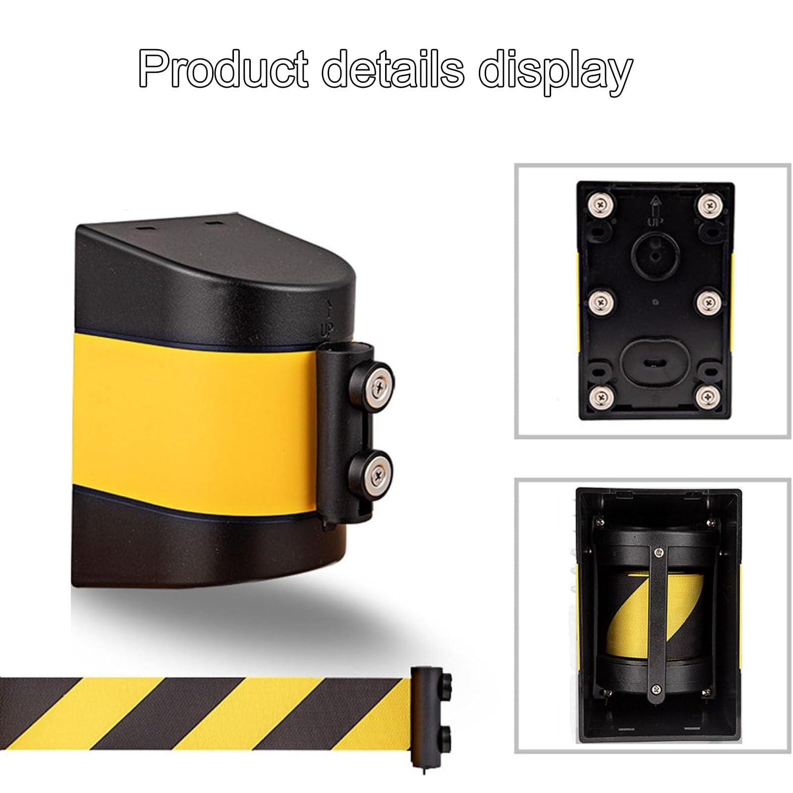 Barrera para Montaje en Pared, Cinta for Control de tráfico y Seguridad peatones(10M/32FT)