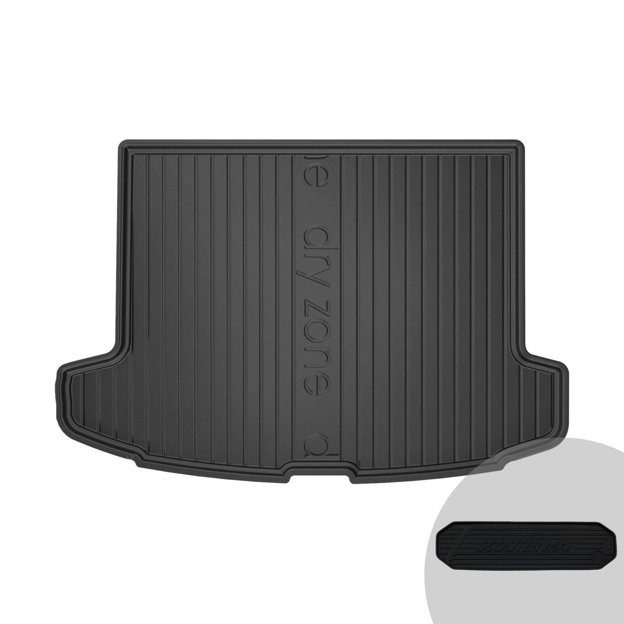 FROGUM DryZone Alfombrilla de Goma cubeta Maletero para Hyundai Tucson IV Desde 2020 | Borde Alto | para Todo el año | Tamaño