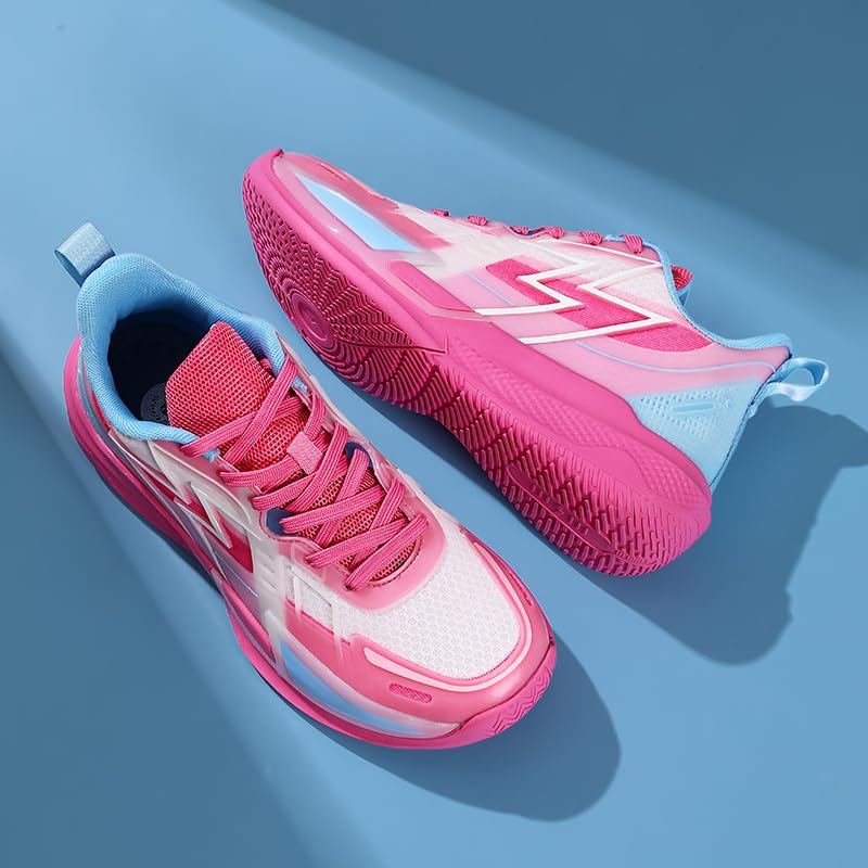 Womens Mens Basketball Shoes High-Top Lightweight Non-Slip Breathable Sneakers Casual Athletic Walking Running Cushioning Workout Shoes for Fitness3