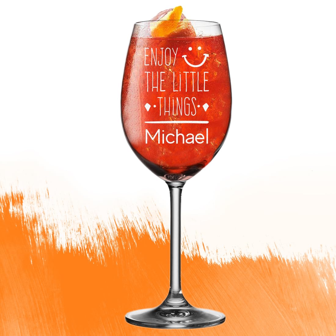 Secret de Gourmet aperol glazenset - 8x stuks - 620 ml - cocktail glazen