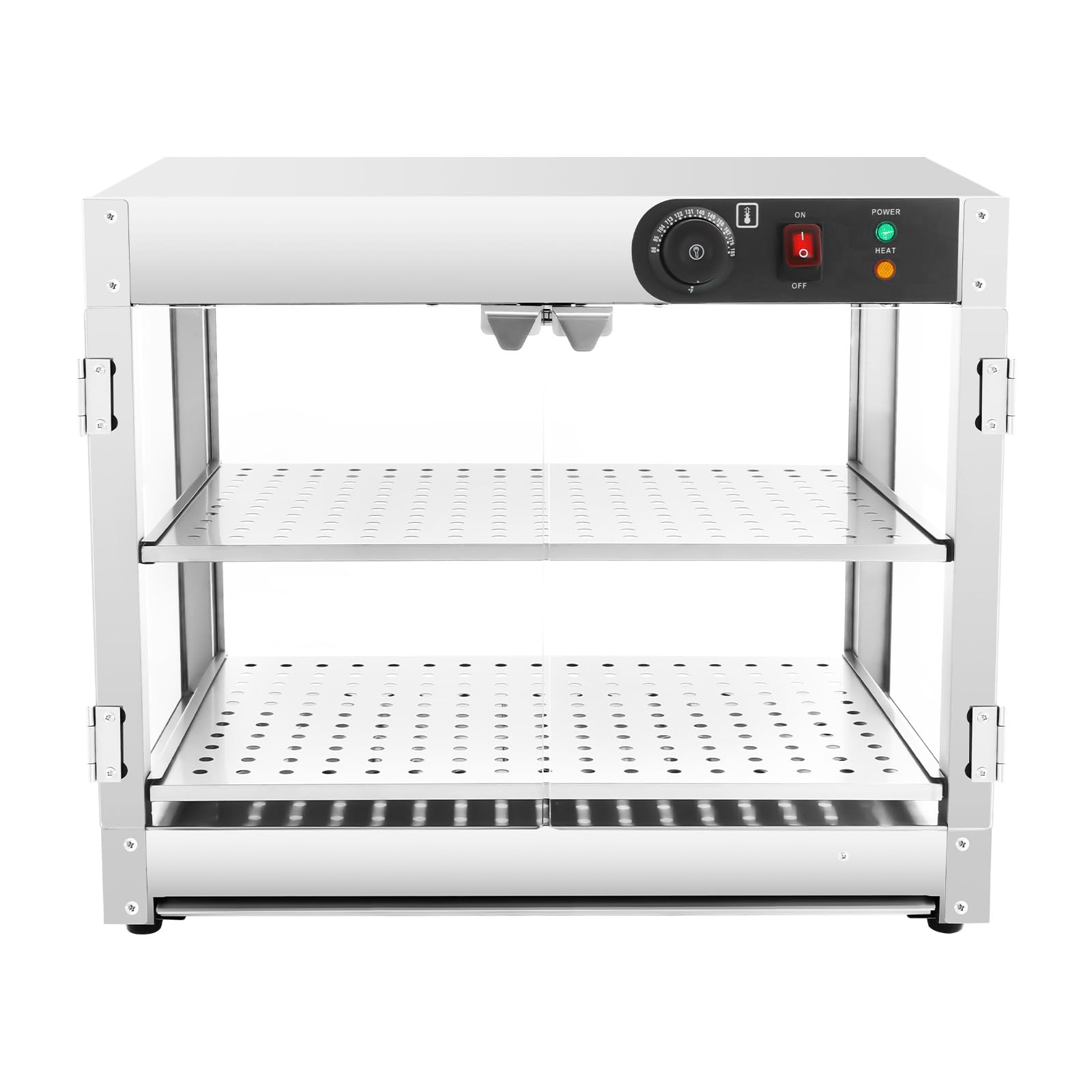 Vitrina de mantenimiento caliente, recipiente calefactor 800 W, inoxidable