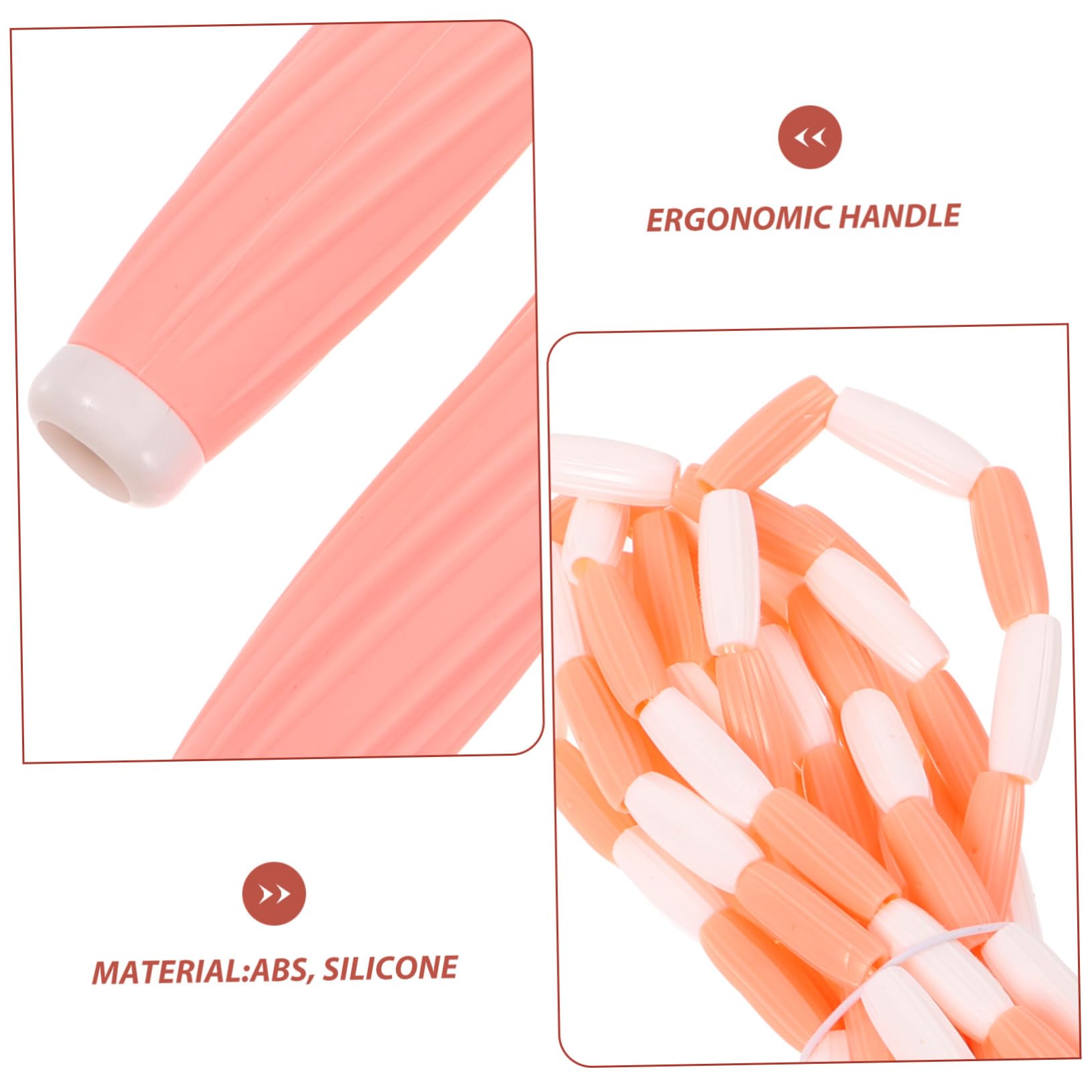 Toddmomy Cuerda de Saltar de bambú Saltando Saltar Cuerdas para Hacer Ejercicio sin Cuerda Beaded Jump Rope Jumping Rope Los saltan la Cuerda. Cuerda Saltar Abdominales de Silicona