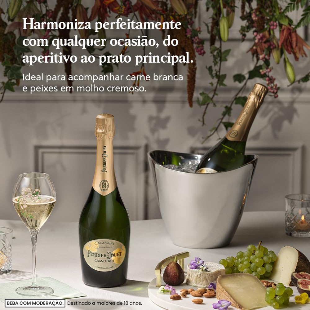 Perrier-Jouët Grand Brut シャンパン 6本セット Perrier-Jouët Grand Brut | Amazon.com.br