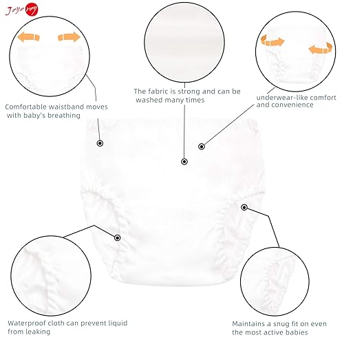 Miniatura 3 de Fundas de plástico para pañales para niñas, fundas de plástico para ropa interior para ir al baño, ropa interior para niños, pantalones de goma para