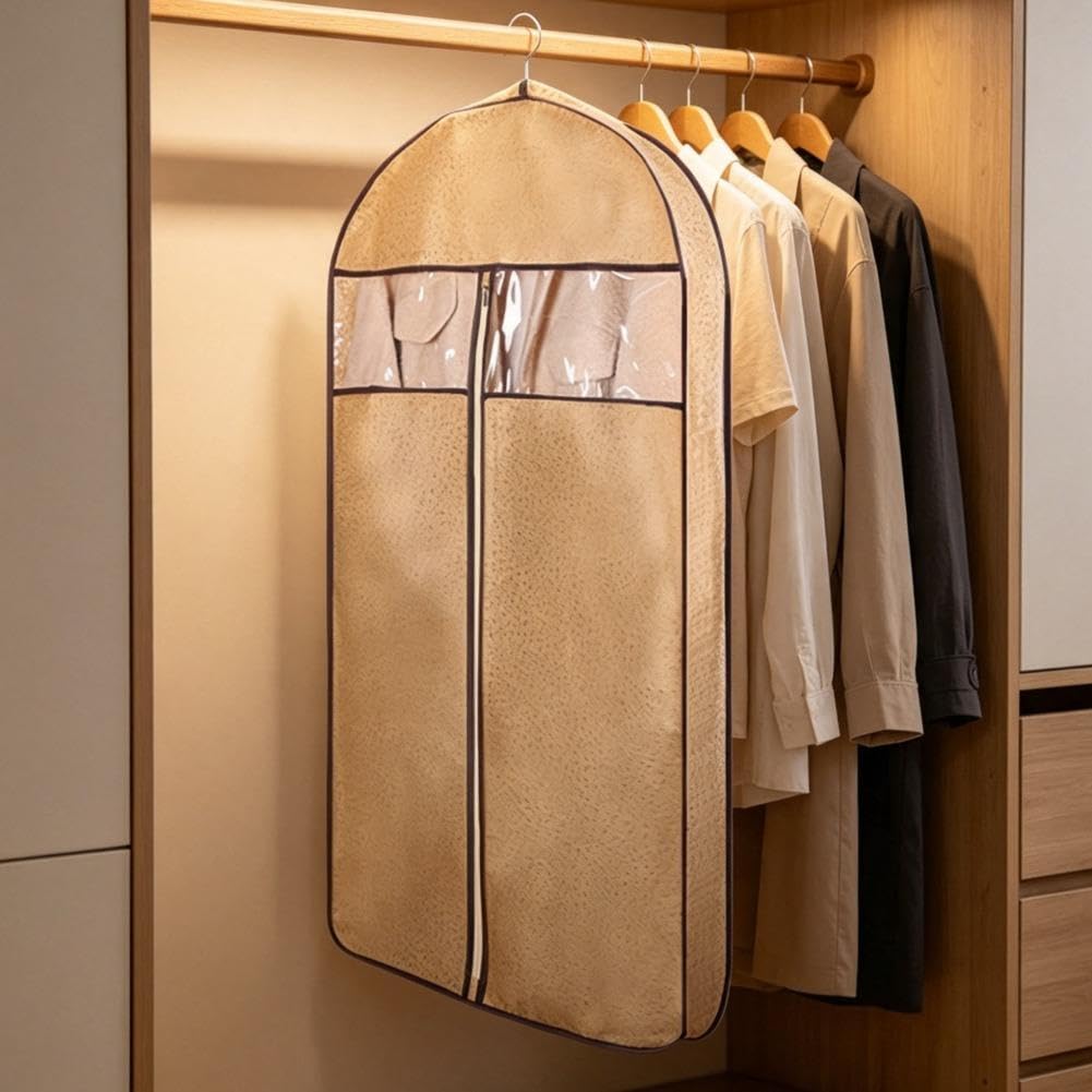 Borse appese per riporre vestiti, organizer per guardaroba da viaggio, protezione armadio, copertura resistente con cerniera, ideale per abiti, abiti e costumi