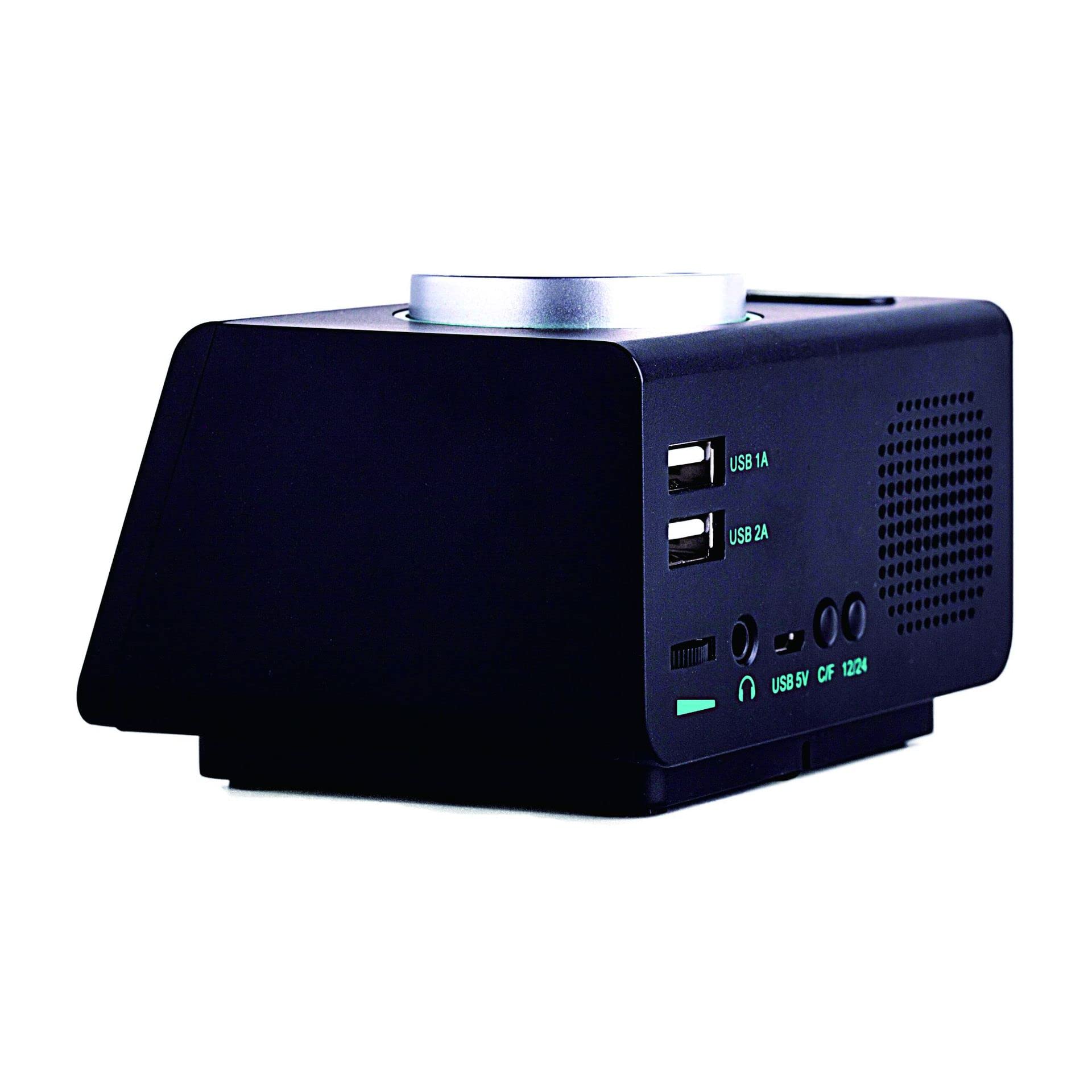 Reloj despertador inteligente con luz nocturna, radio FM, pantalla de temperatura, regulador de intensidad y volumen ajustable, reloj de noche digital para dormitorios y uso doméstico