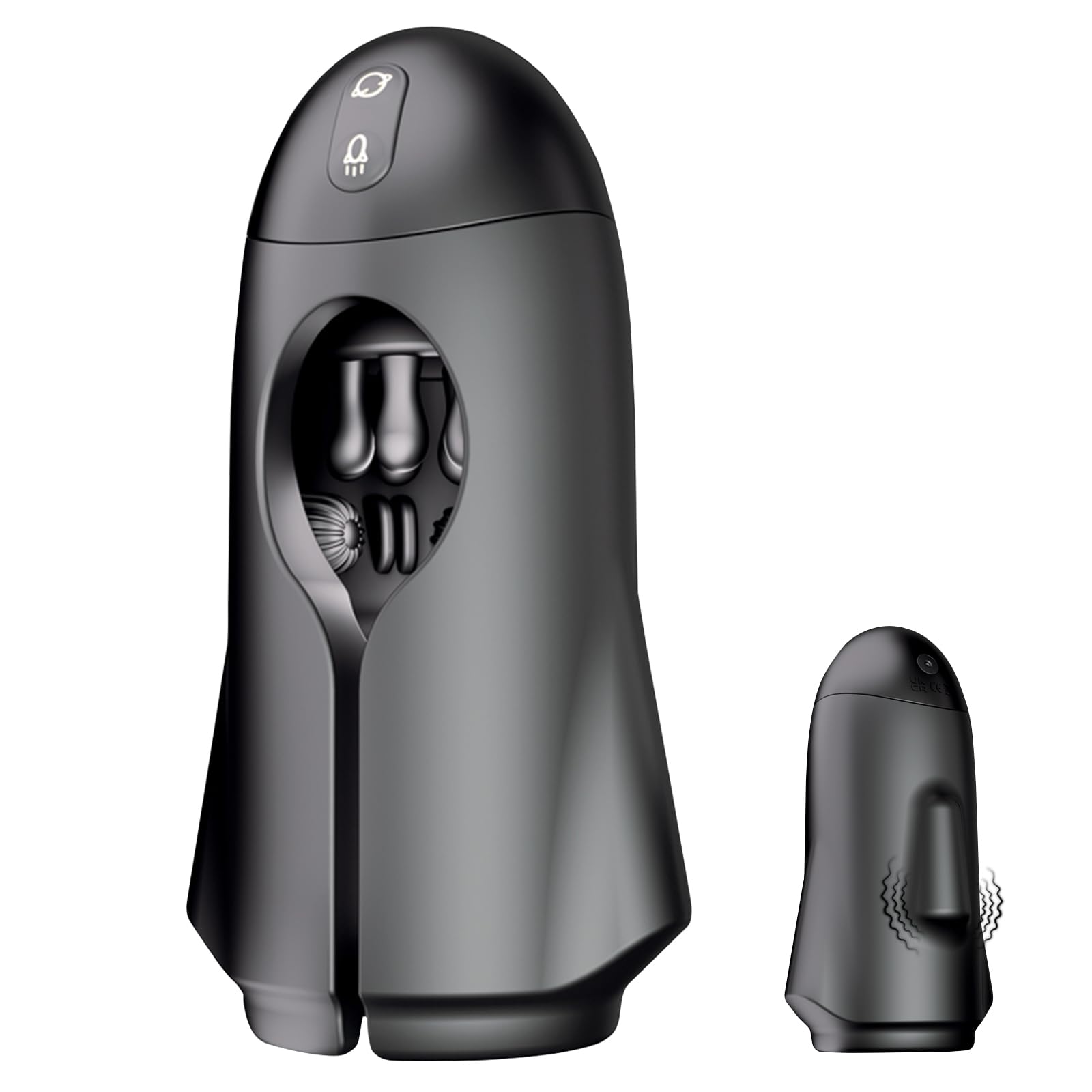 Penistrainer Masturbieren für Manner, 9 Vibrations und 9 Rotierend, Penis Vibrator Masturbator Sex Spielzeug für die Männer, Stärker Power Penis Vibrator & APP